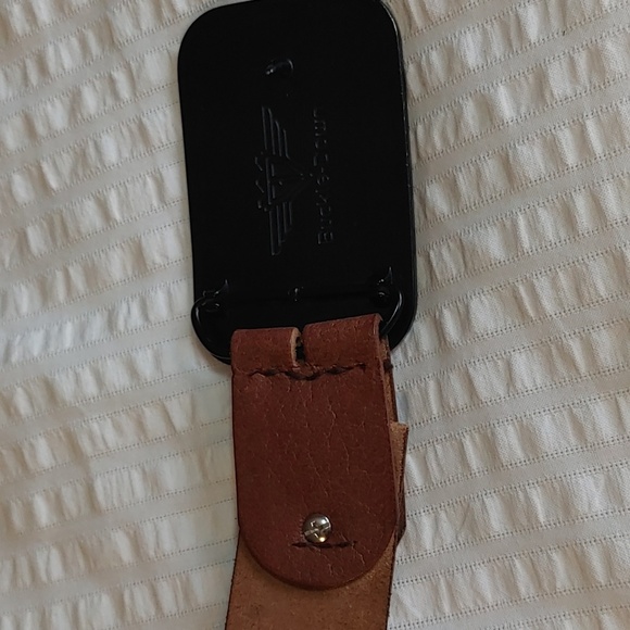 Superdry Unisex Brown leather Belt With Gryphon Belt Buckle - Picture 9 of 17